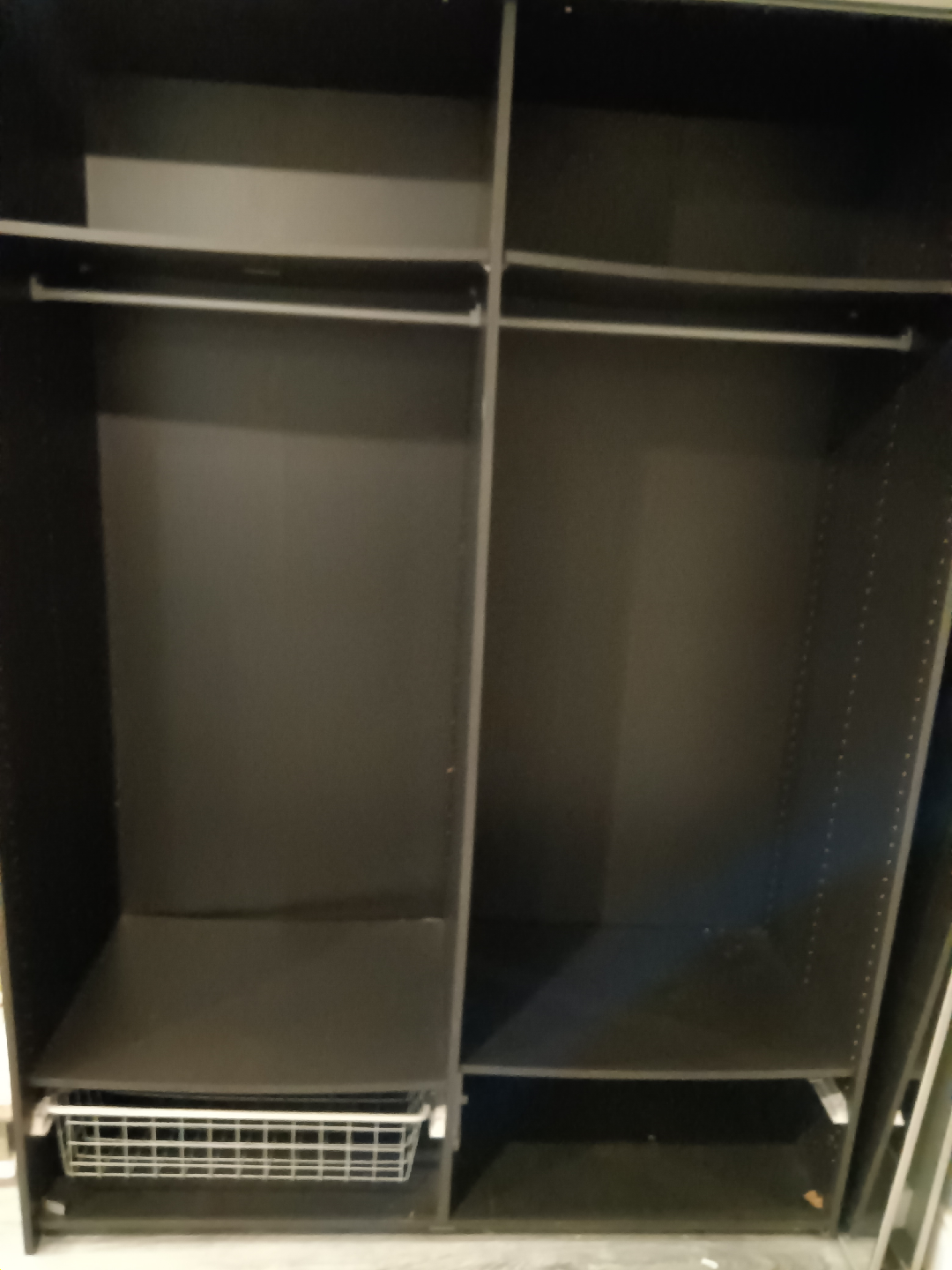 Large Dark Brown Ikea Wardrobe