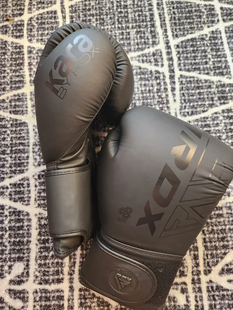 RDX Boxing Gloves - Black thumbnail