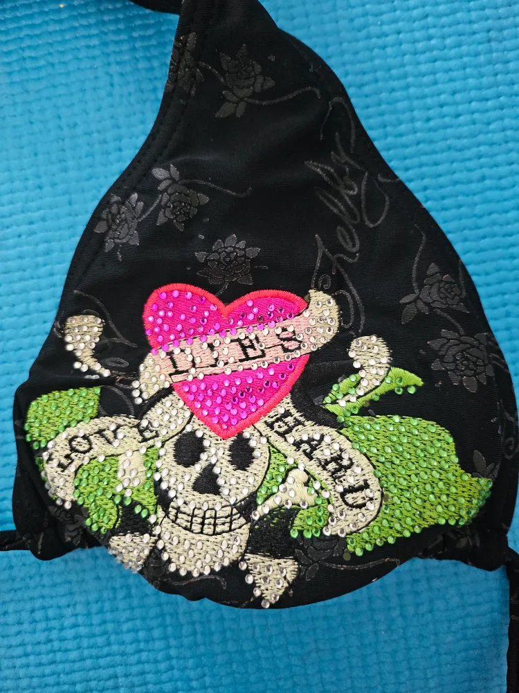Ed Hardy Bikini Top, Black thumbnail