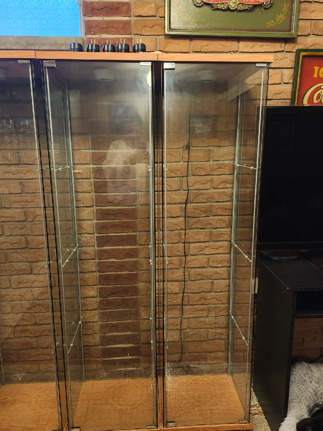 Glass Display Cabinets - Set of Two thumbnail