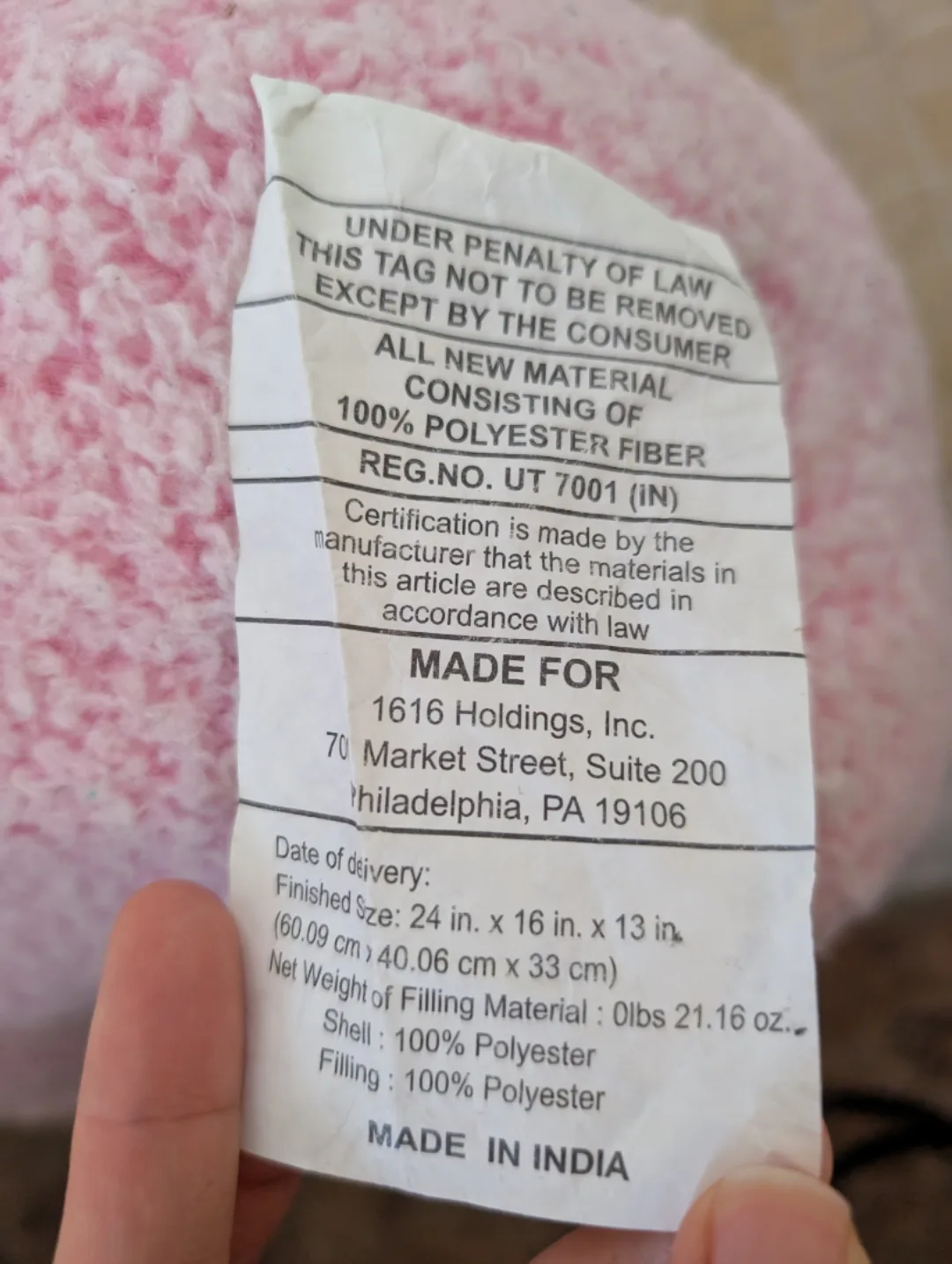 Pink Bed Rest Pillow Reading Pillow Sherpa Pillow image indicator(3)