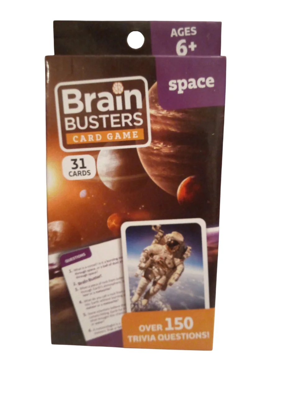Brain Busters Space Card Game (Ages 6+) thumbnail