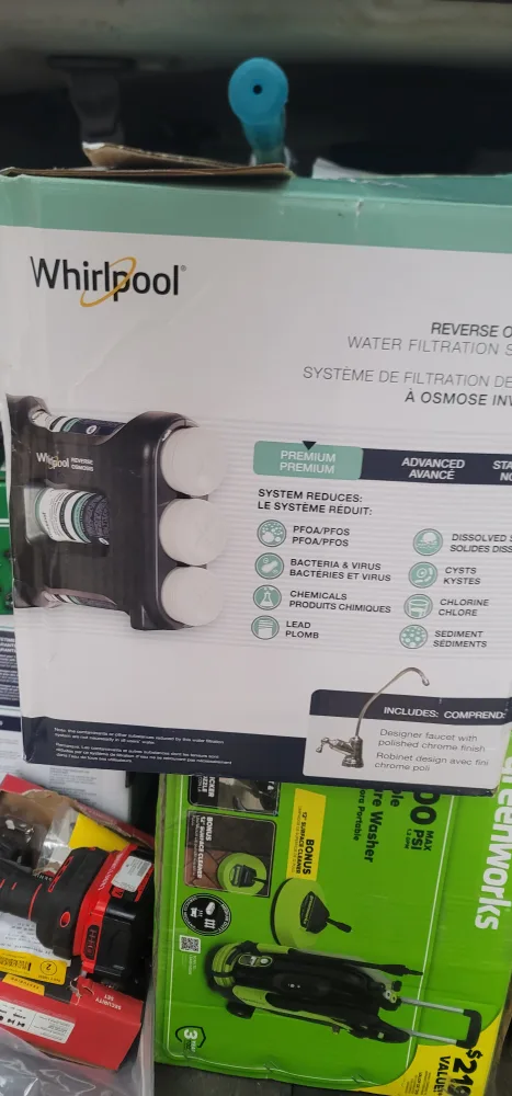Whirlpool Reverse Osmosis Water Filtration System thumbnail