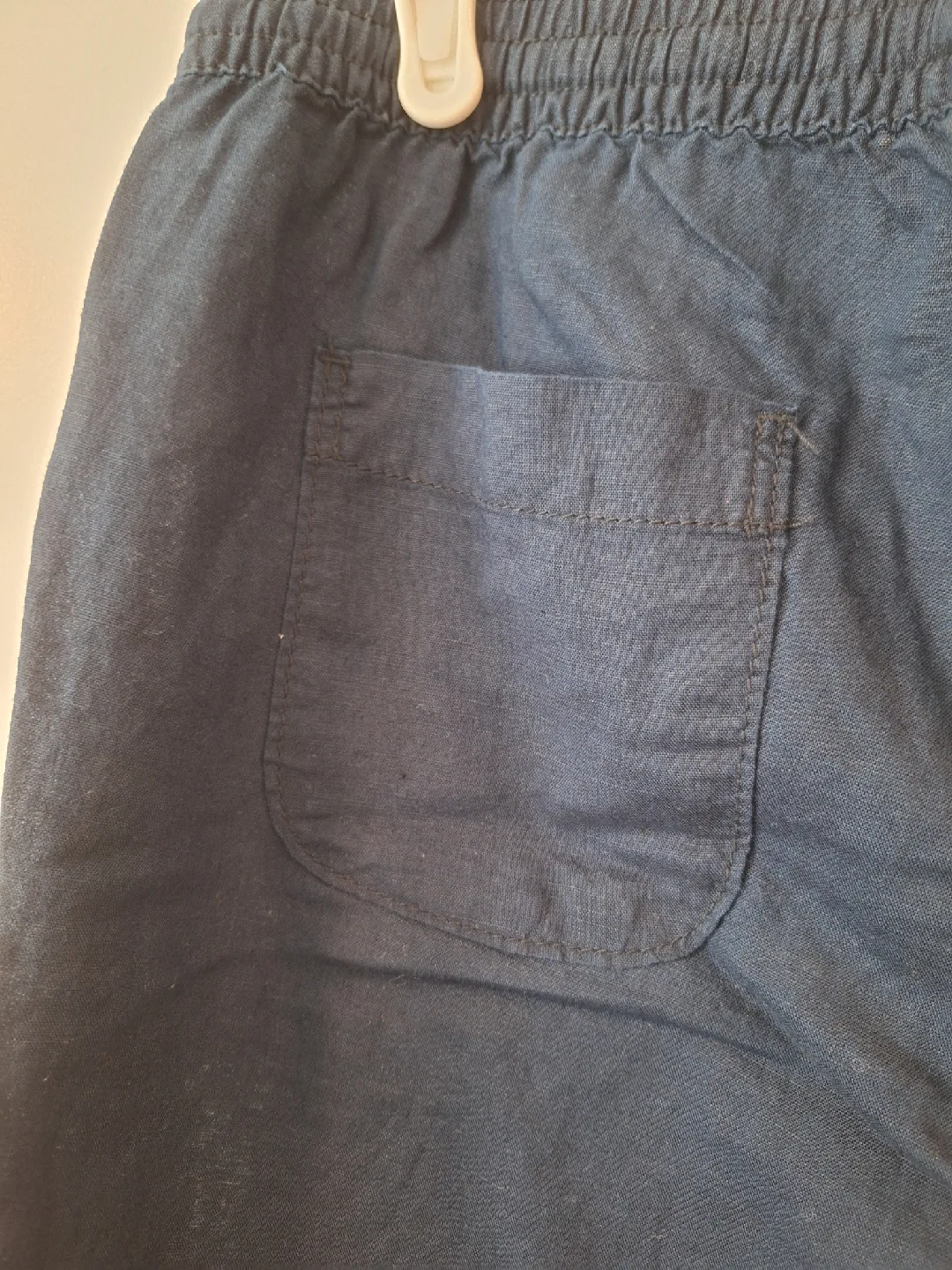 Joe Fresh Blue Linen Pants - Size M image indicator(3)
