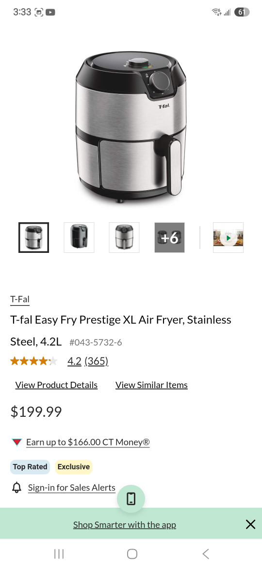 T-fal Easy Fry Prestige XL Air Fryer, 4.2L - photo 5