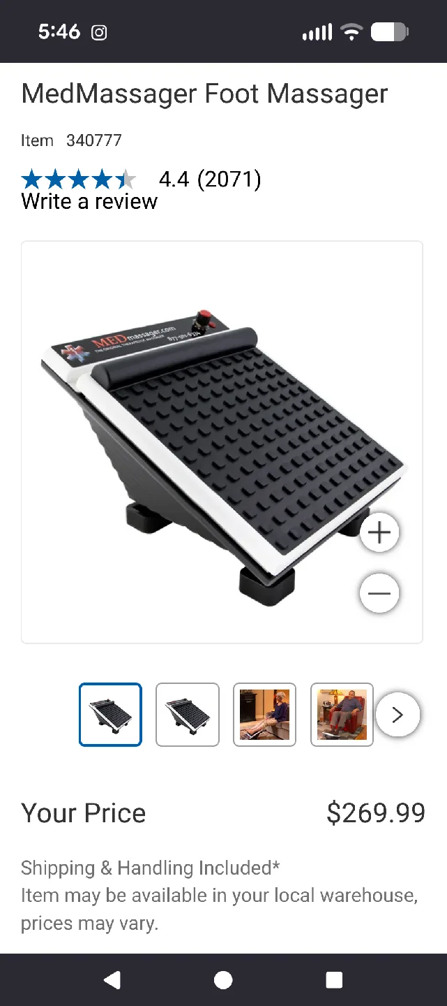 MedMassager Foot Massager - Like New image indicator(2)