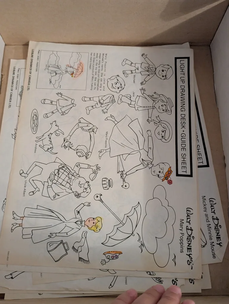 Vintage Lakeside Light-Up Drawing Desk image indicator(5)