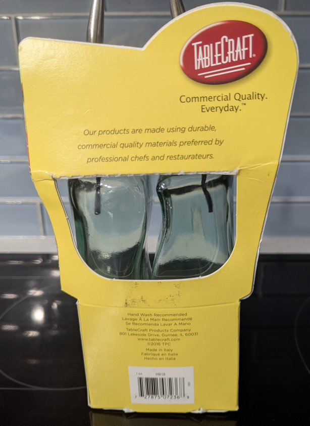 TableCraft Gemelli Oil & Vinegar Dispenser Set - photo 2