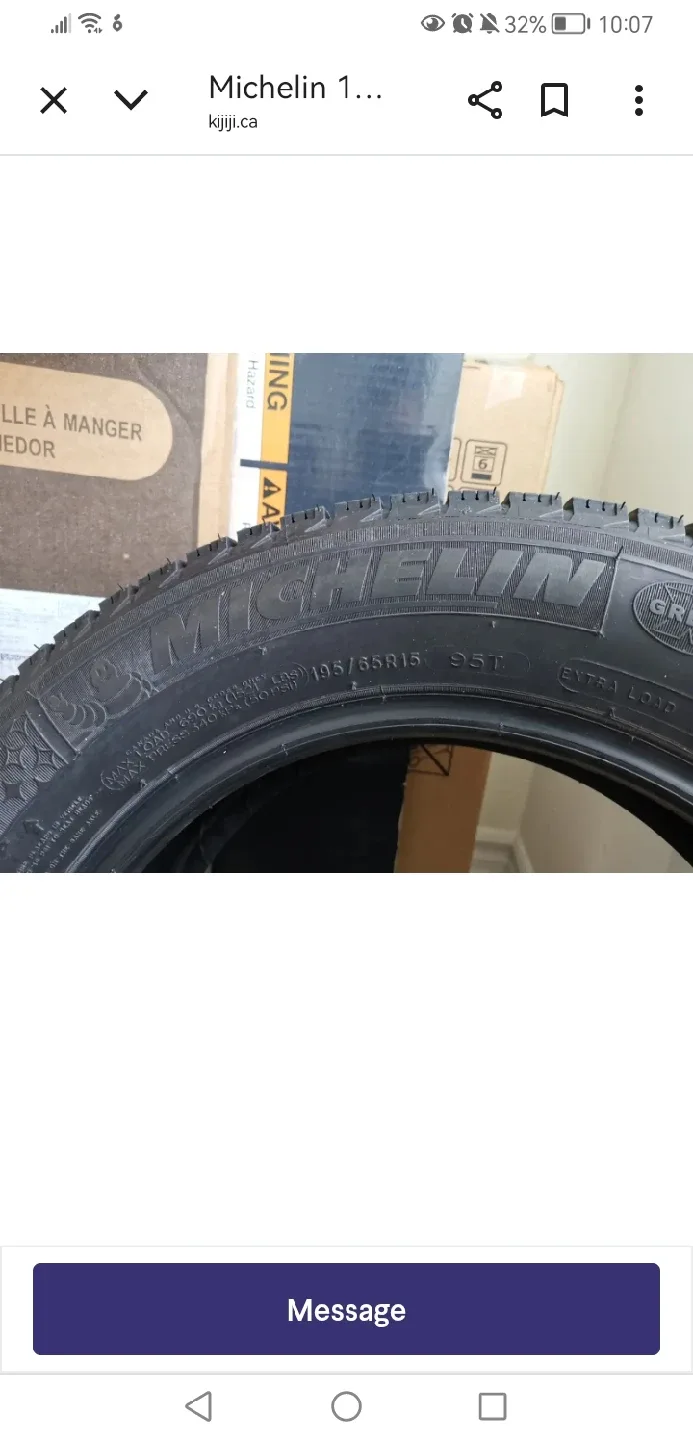 Michelin Winter Tires - Set of 4 image indicator(6)