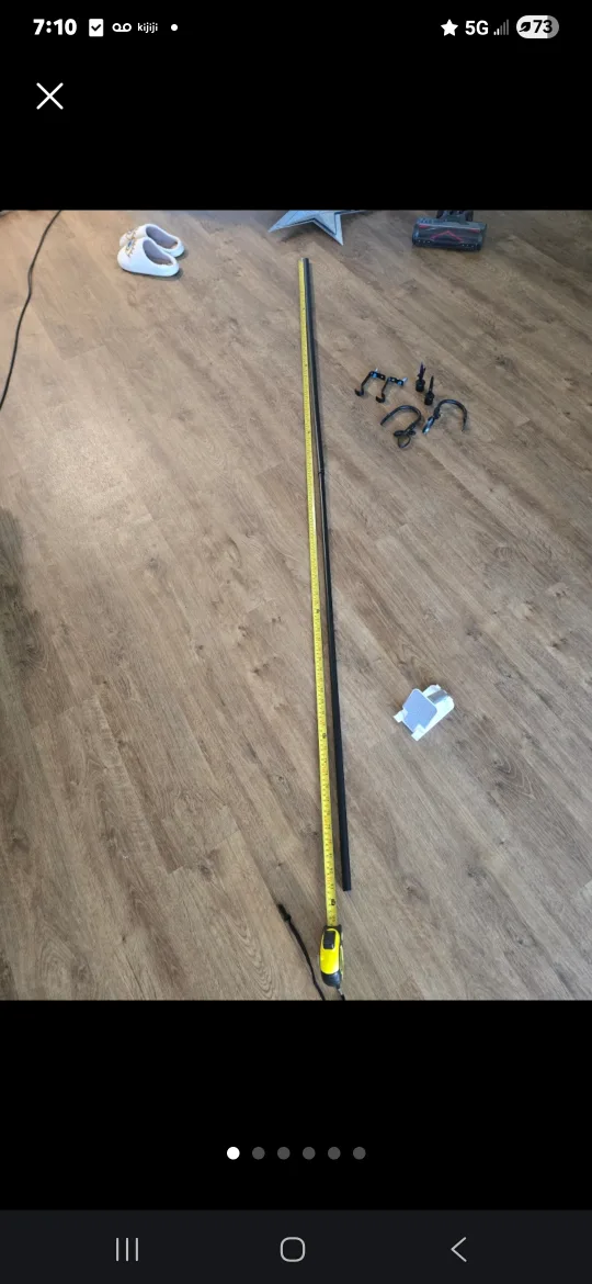 Curtain rod - 84 inches long image indicator(2)