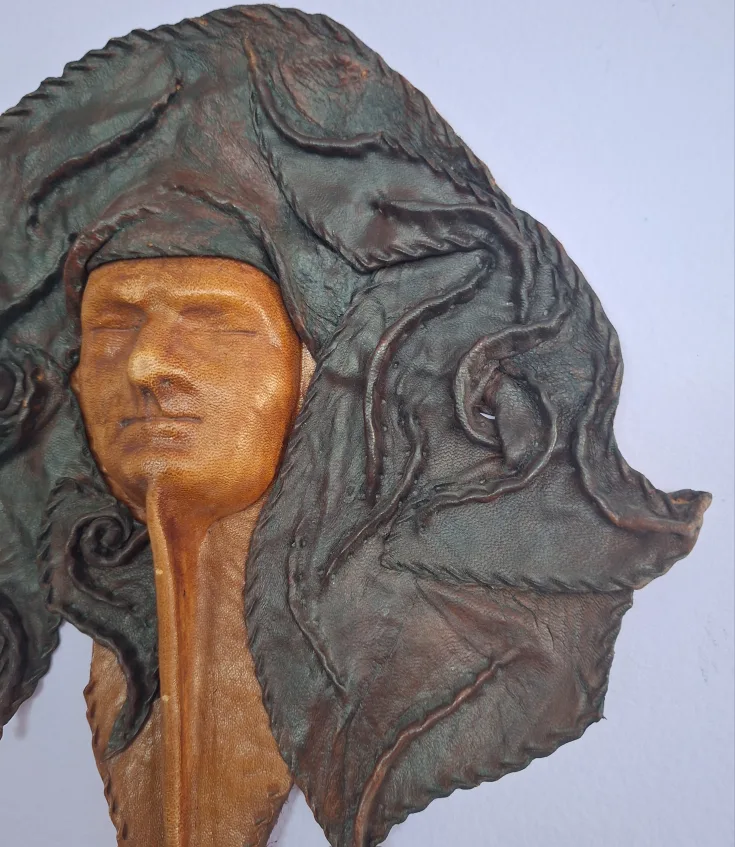 Leather Face Wall Art image indicator(3)