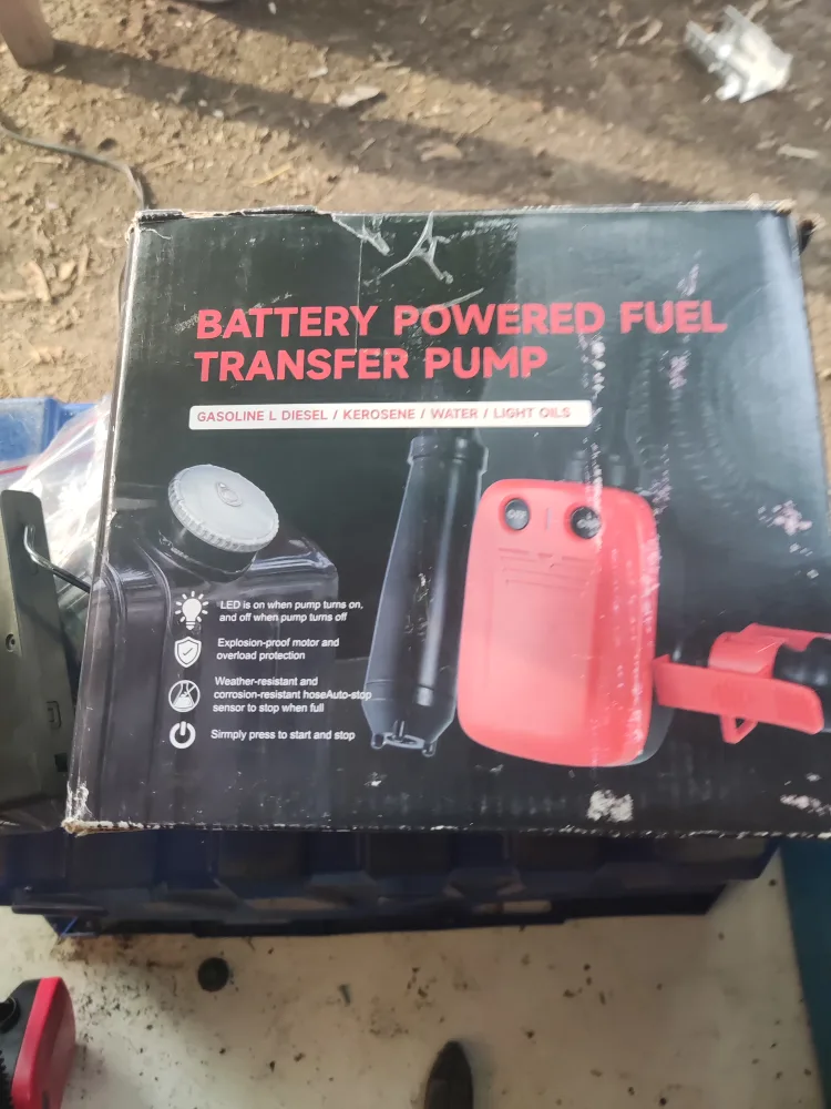 Battery Powered Fuel Transfer Pump - New in Box thumbnail