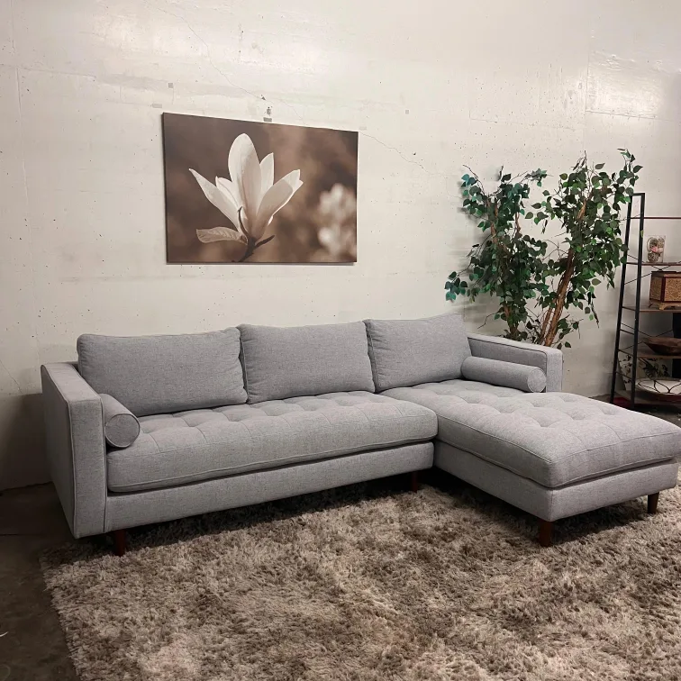 Article sven sectional.  fabric L shaped sofa couch. image indicator(6)