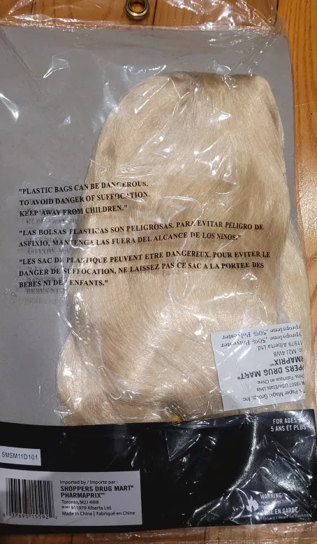 Halloween Hippie Wig - New in Package! image indicator(5)