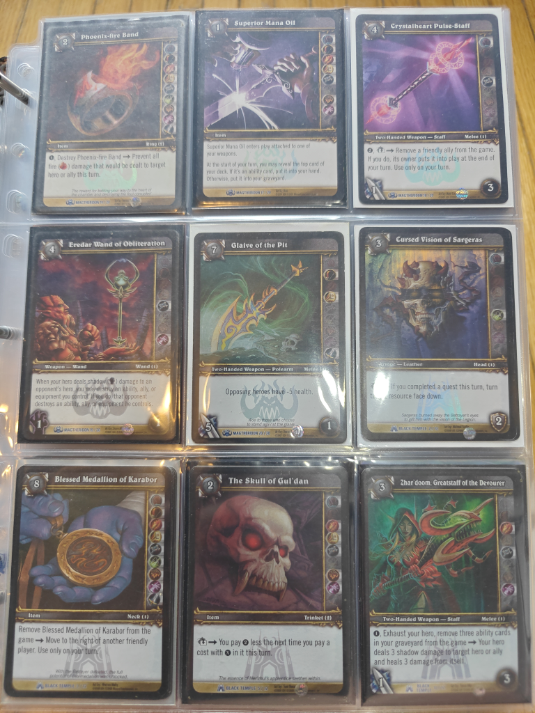 World of Warcraft TCG "Raid Rares" Cards - photo 3