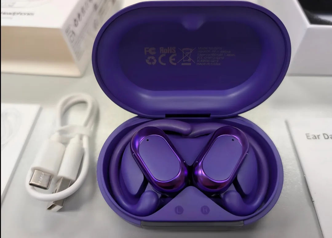 AI Language Translator Earbuds - Purple image indicator(4)