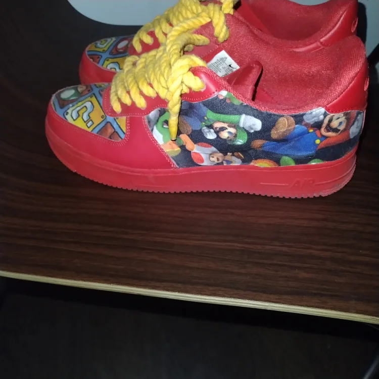 Nike Air Force 1 Custom Mario Sneakers image indicator(3)