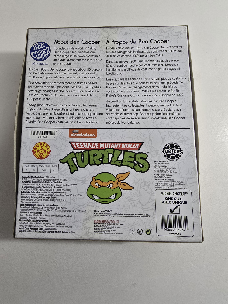 Teenage Mutant Ninja Turtles Michelangelo Costume - photo 2