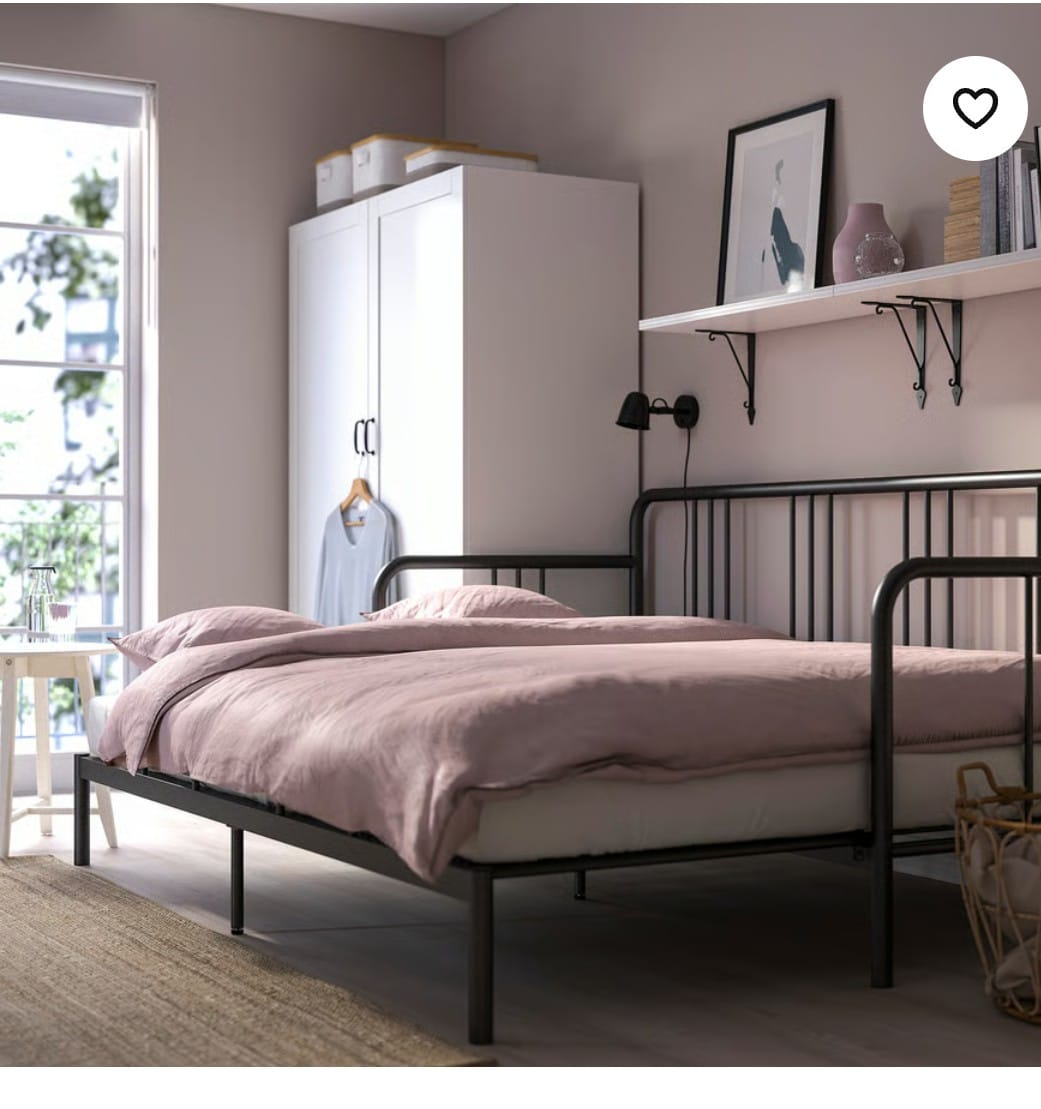 IKEA Hemnes Daybed Frame with 2 Mattress