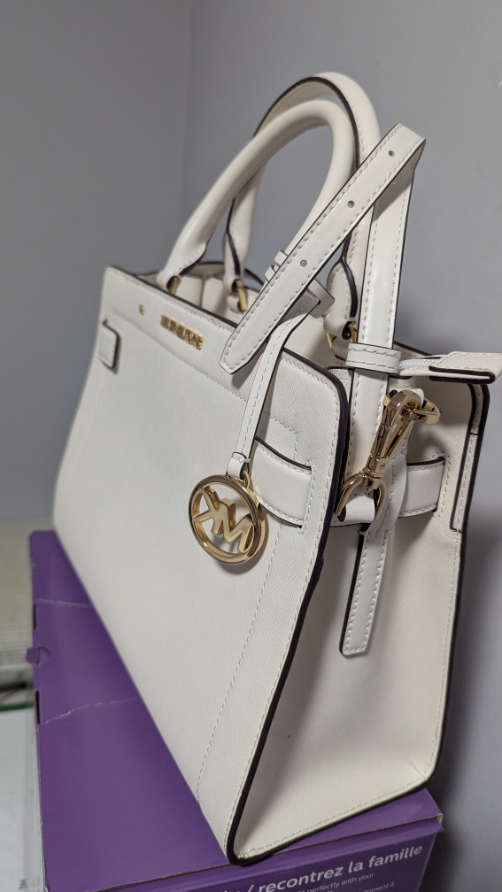 Michael Kors White Leather Satchel - photo 3
