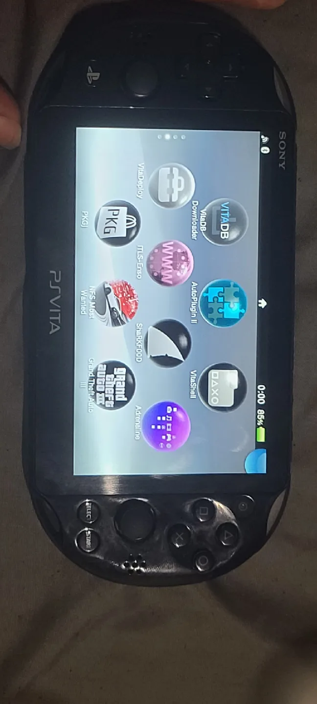 Sony PS Vita con magia/magic image indicator(3)