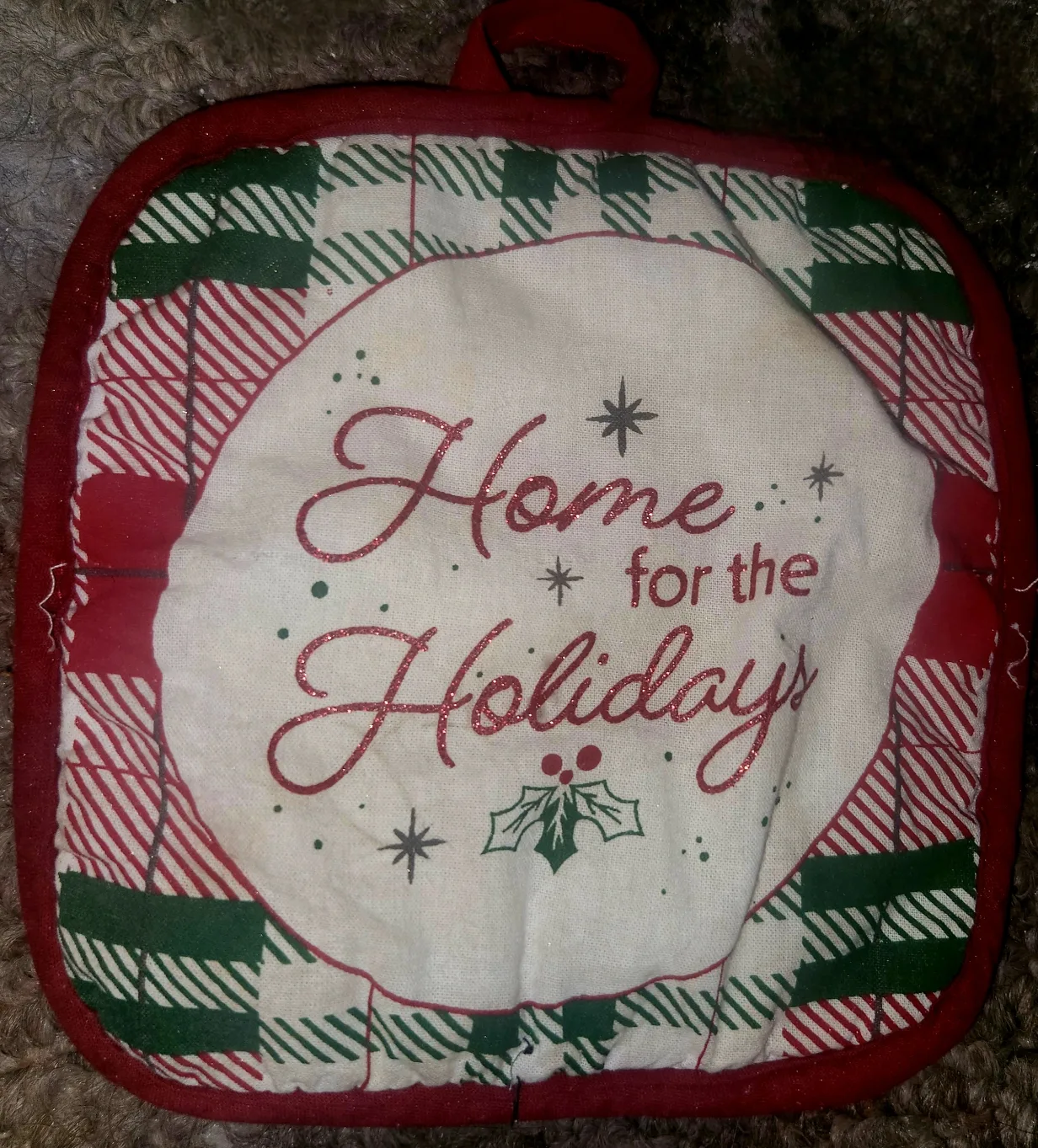 Home for the Holidays Potholder thumbnail