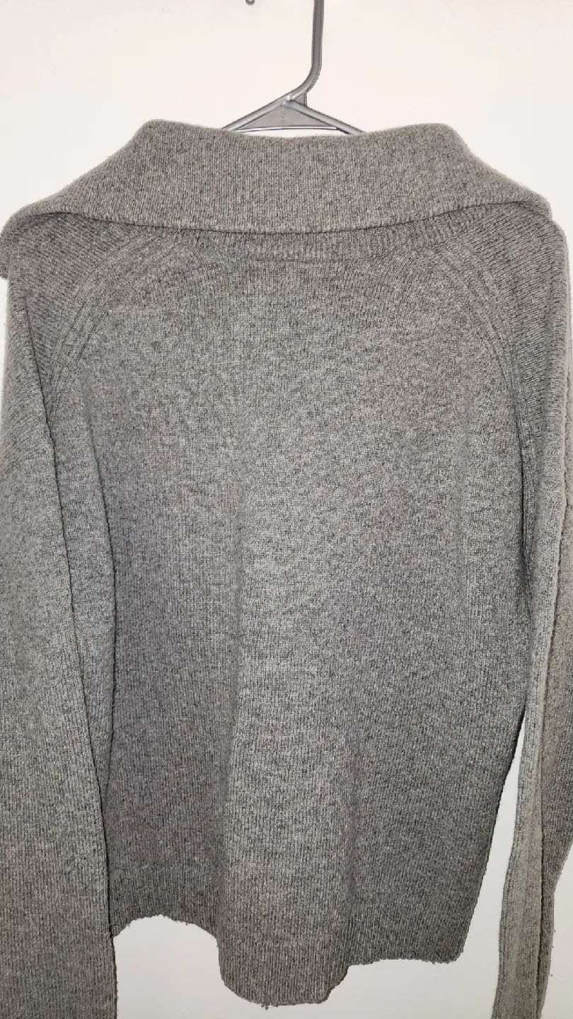 Frank And Oak Grey Knit Cardigan - Size L/G image indicator(6)