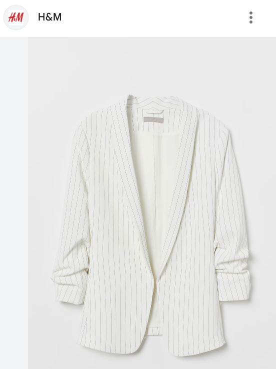 H&M Striped Blazer - Size S - photo 2