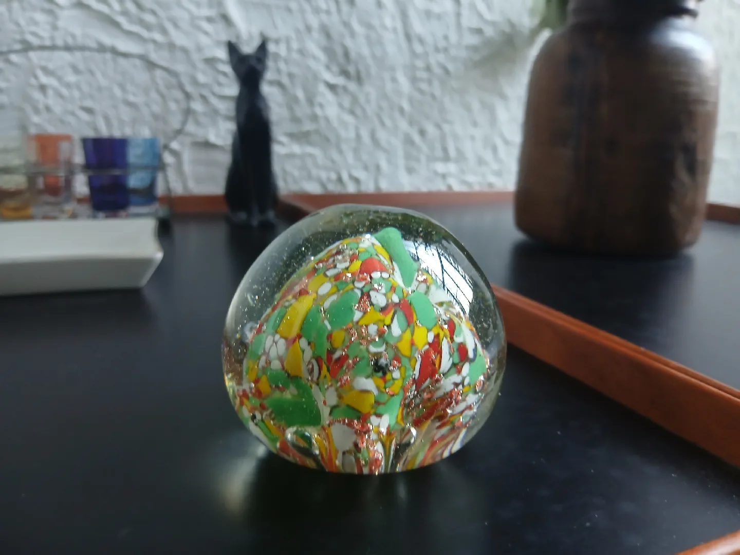 🥕Colorful Glass Paperweight thumbnail