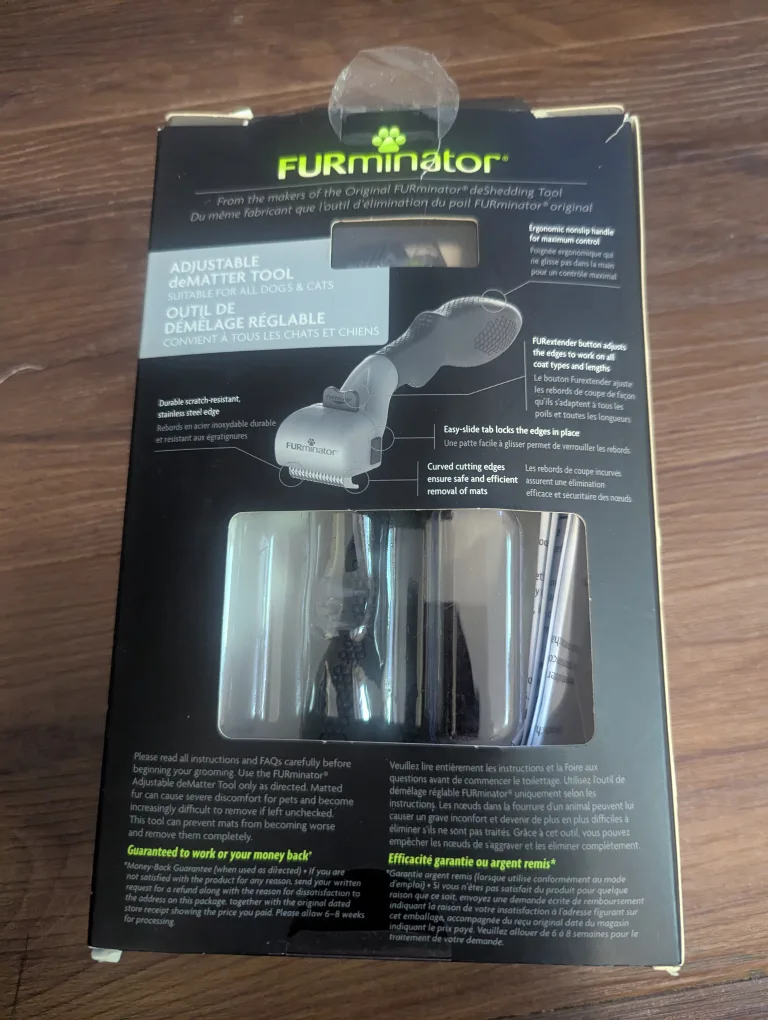 Furminator Adjustable Dematter Tool for Pets image indicator(2)