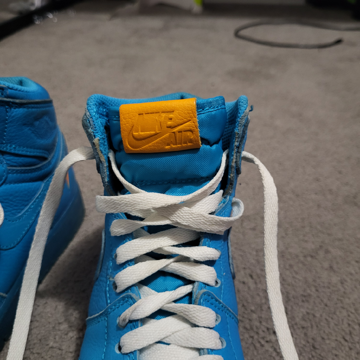 Nike Air Jordan 1 Retro High OG Gatorade Blue Lagoon - photo 3