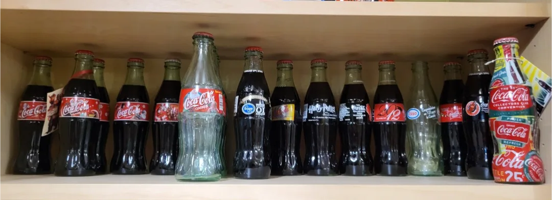 Vintage Coca Cola Bottles Collection thumbnail
