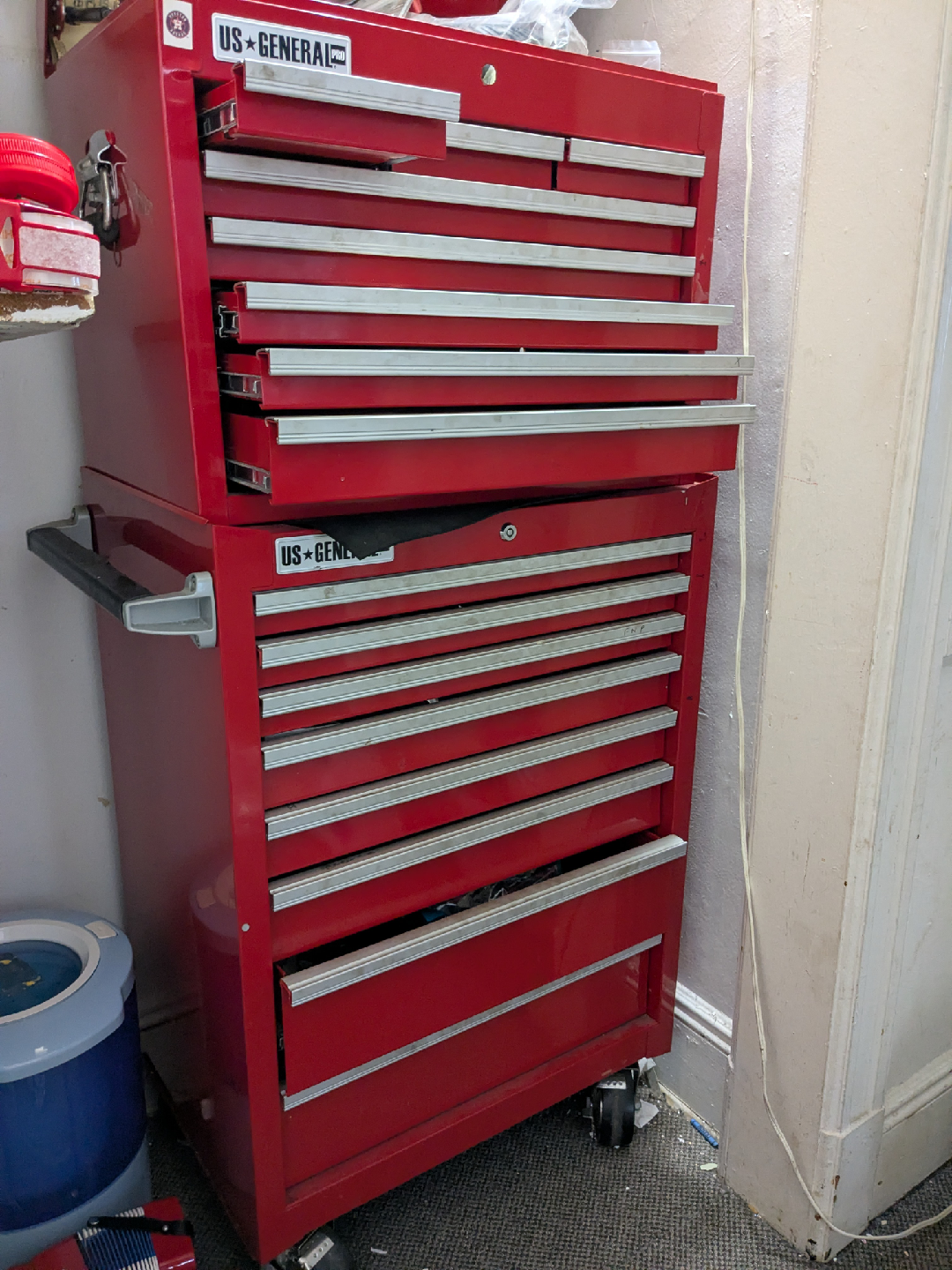 US General Red Tool Chest