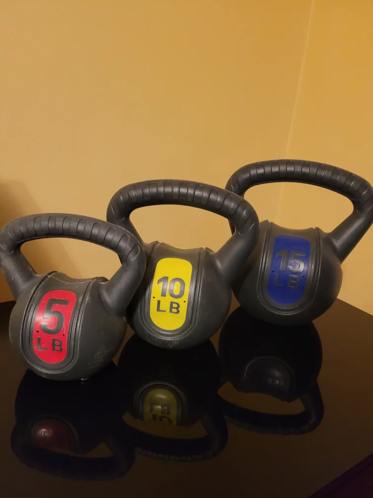 Kettle Bell Set - 5, 10, 15 LB image indicator(2)