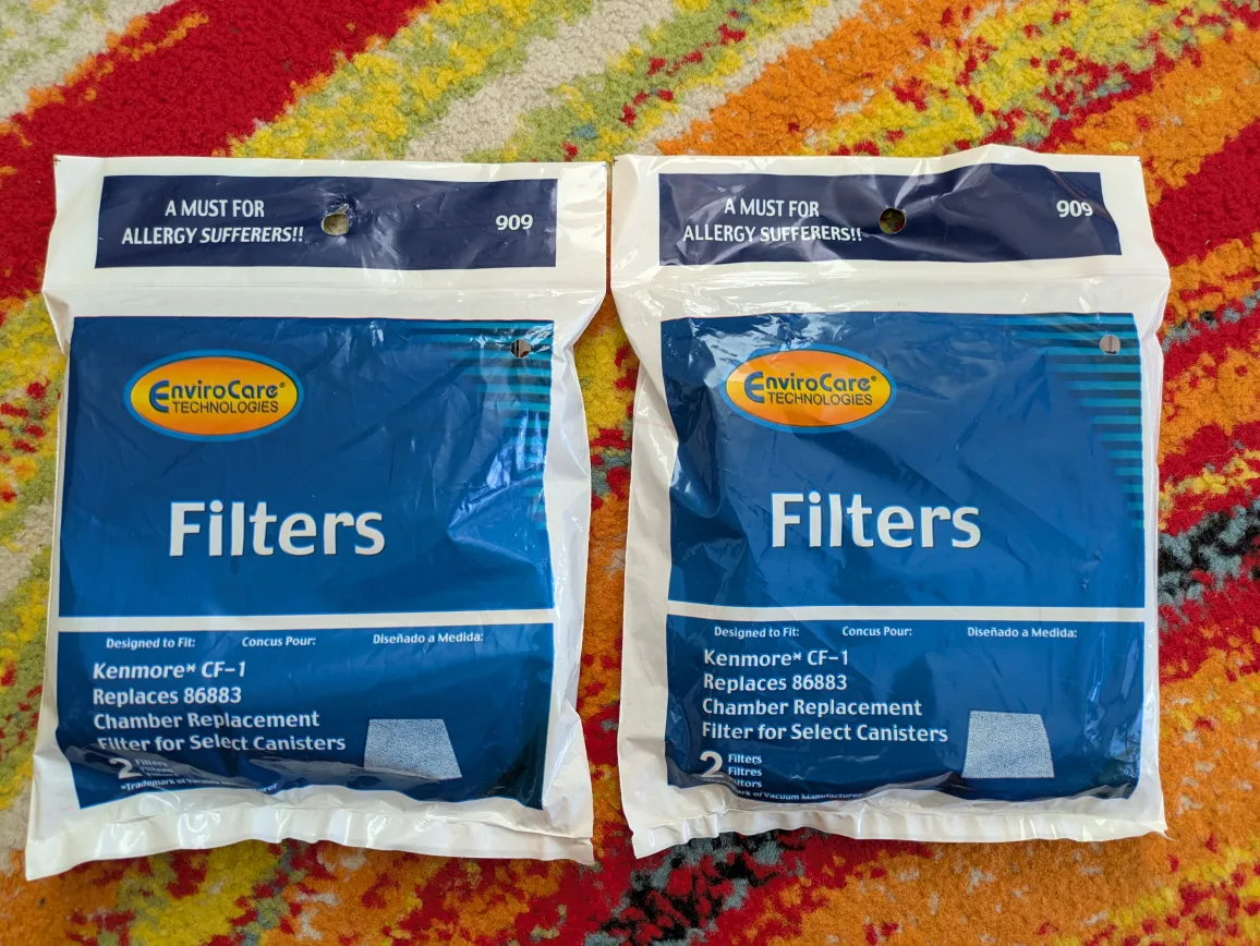 EnviroCare Technologies Vacuum Filters – 2 Pack thumbnail