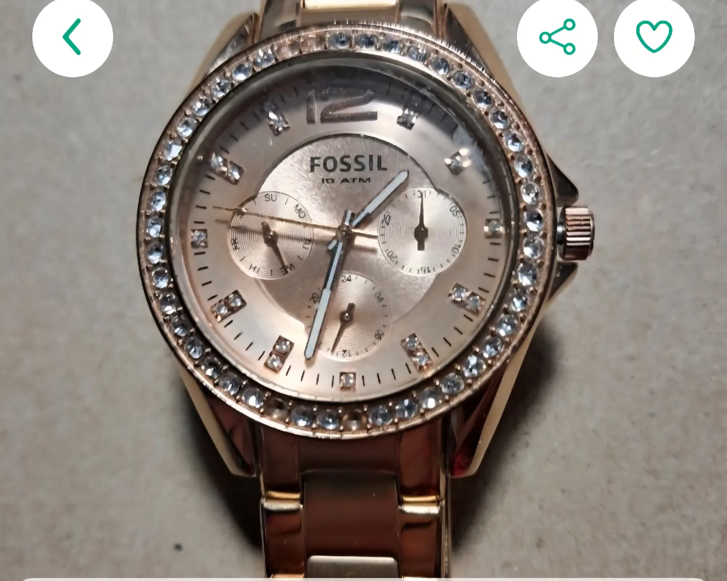 Fossil Rose Gold Ladies Watch image indicator(2)