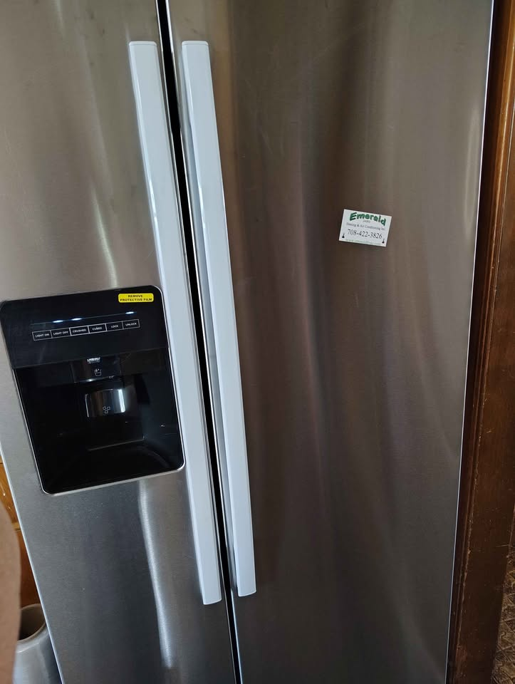 Amana 21.4 cu ft Side-by-Side Stainless Steel Refrigerator - photo 2