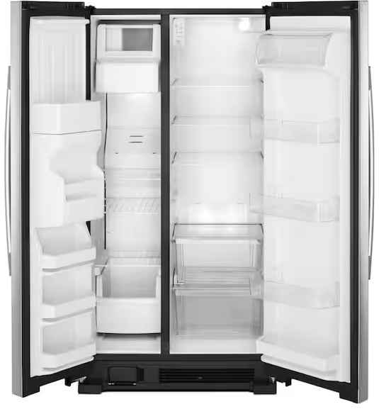 Amana 21.4 cu ft Side-by-Side Stainless Steel Refrigerator - photo 3