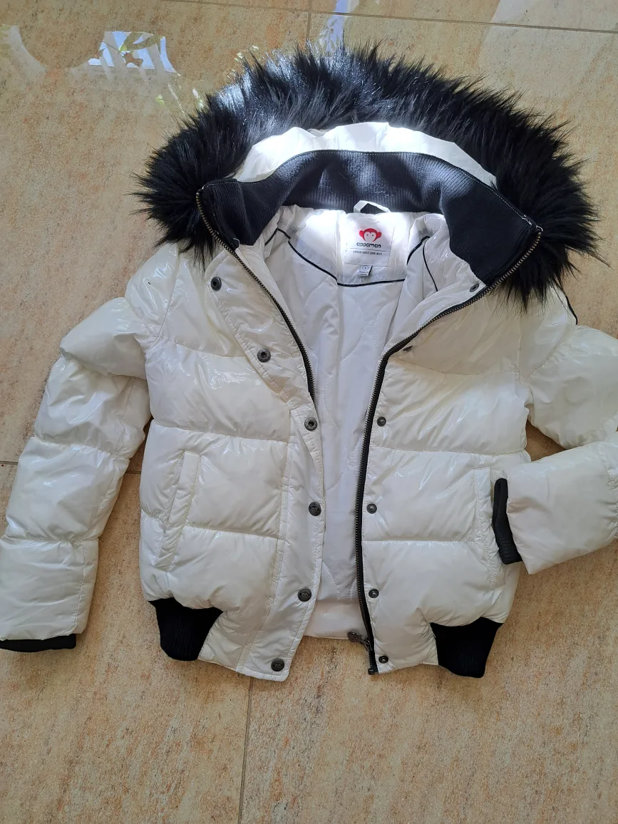 Cinnamon Girl White Puffer Jacket - Size 8 image indicator(3)