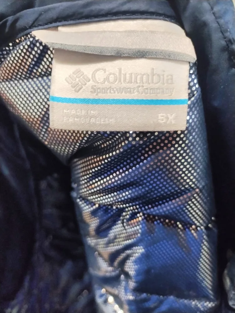 Columbia 5X Blue Puffer Jacket image indicator(2)