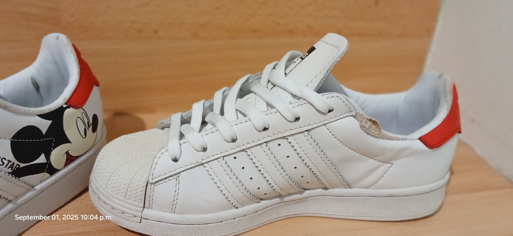Adidas Superstar Mickey Mouse Shoes / Size 5.5 - photo 4