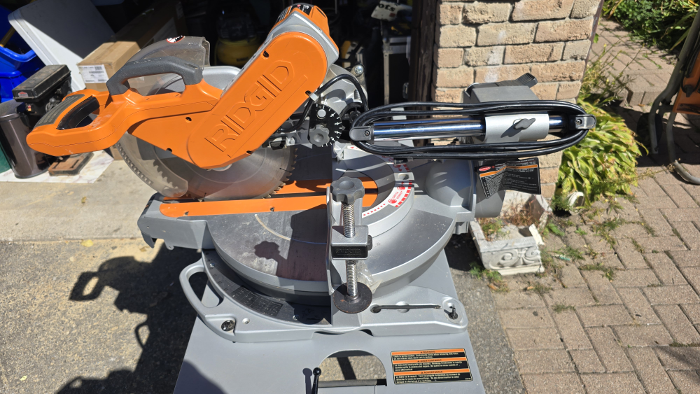Ridgid 12-in. Dual Bevel Miter Saw with Stand - photo 2