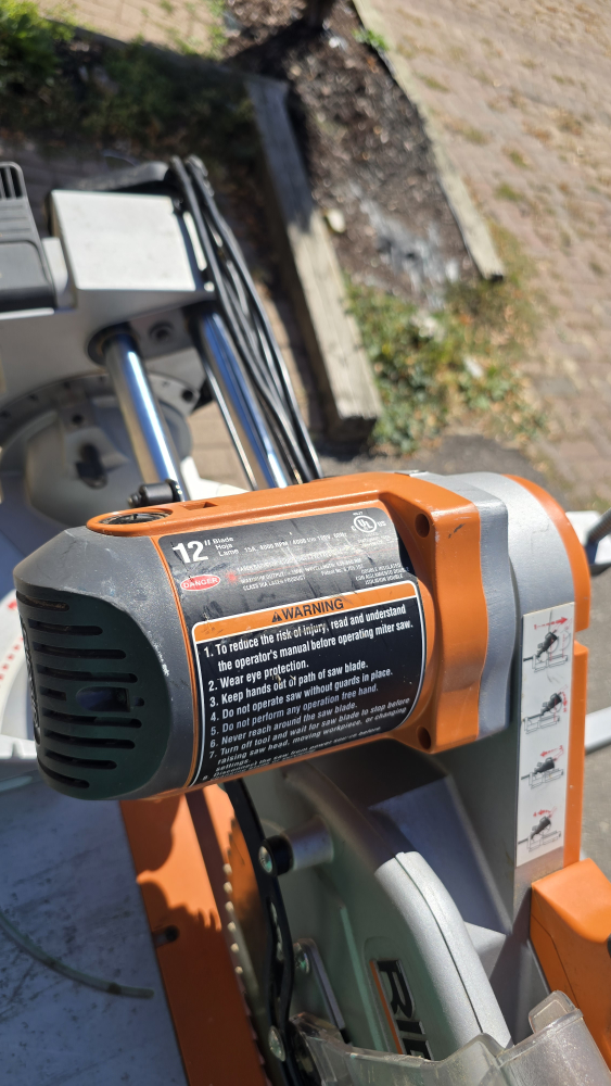 Ridgid 12-in. Dual Bevel Miter Saw with Stand - photo 4