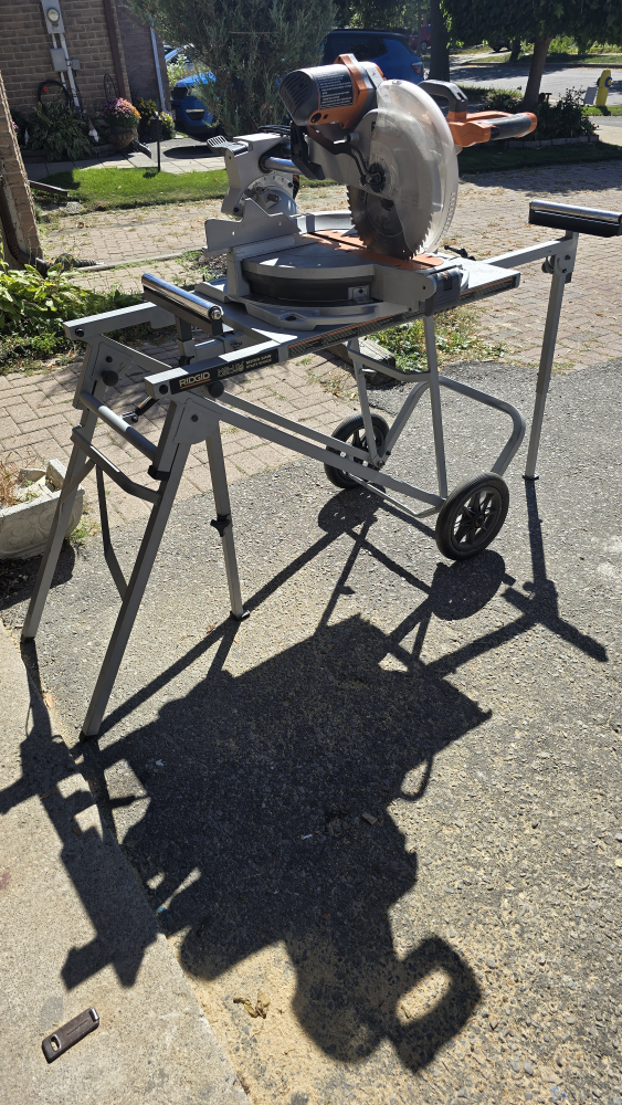 Ridgid 12-in. Dual Bevel Miter Saw with Stand - photo 5