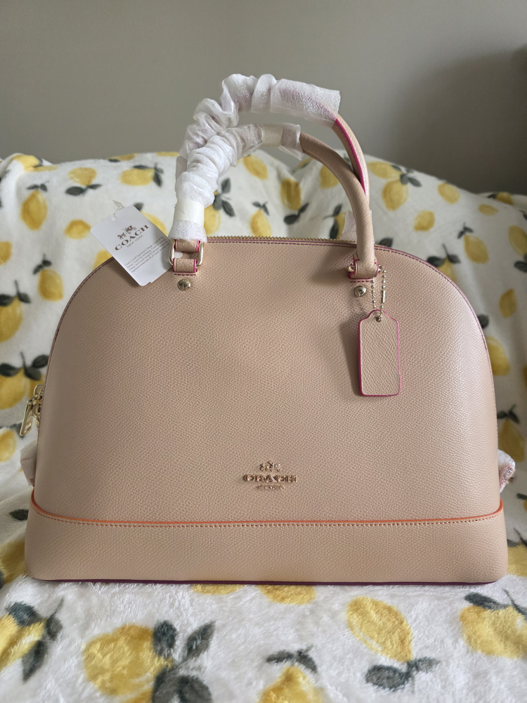 Coach Dome Crossbody or Handbag - Beige