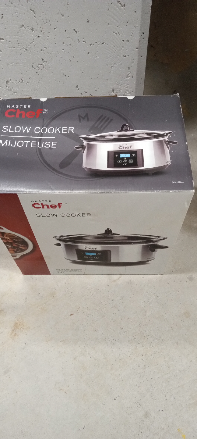 Branch new Master Chef Slow Cooker $30.