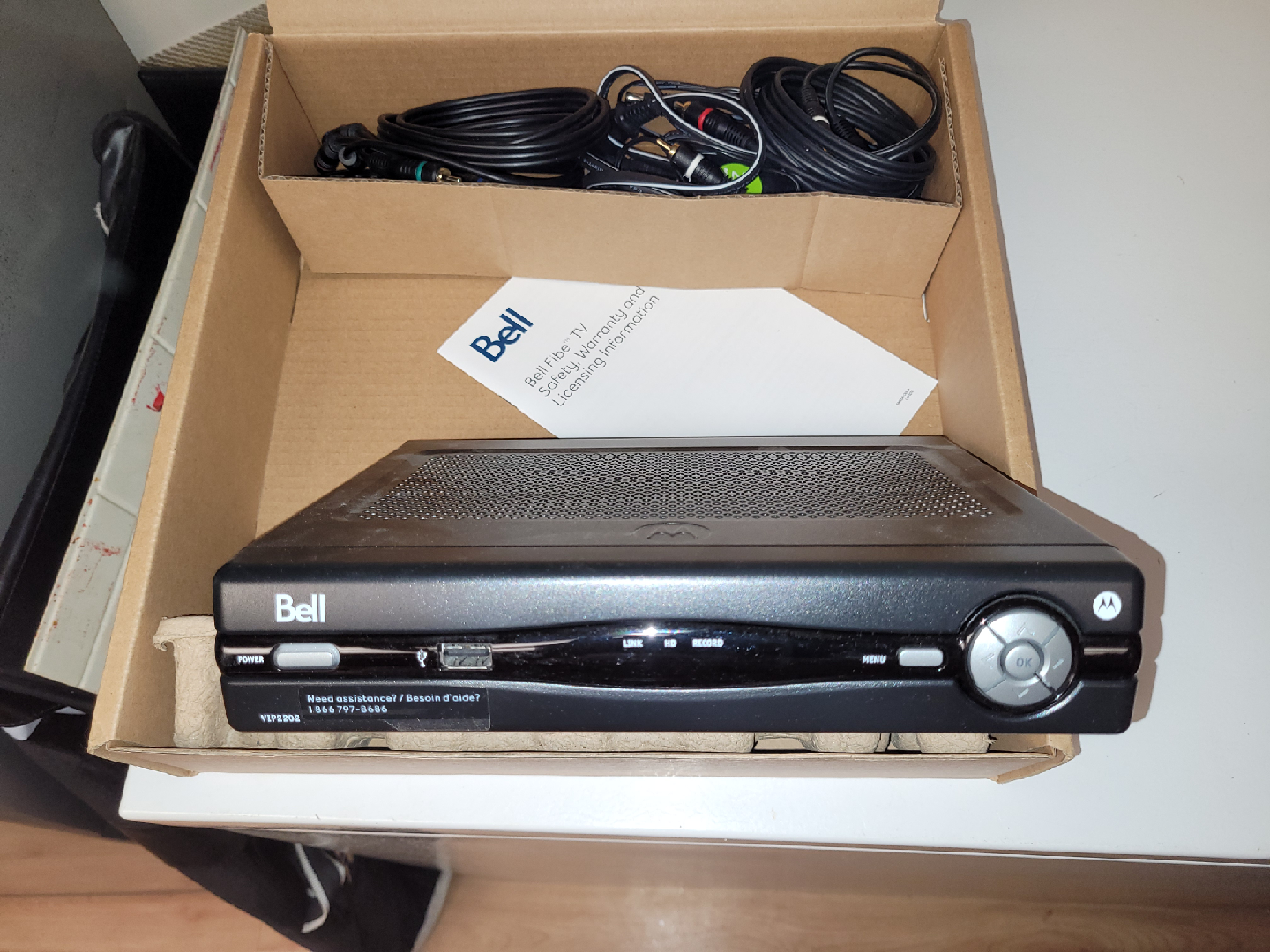 Bell Fibe TV Motorola VIP1200 Set Top Box