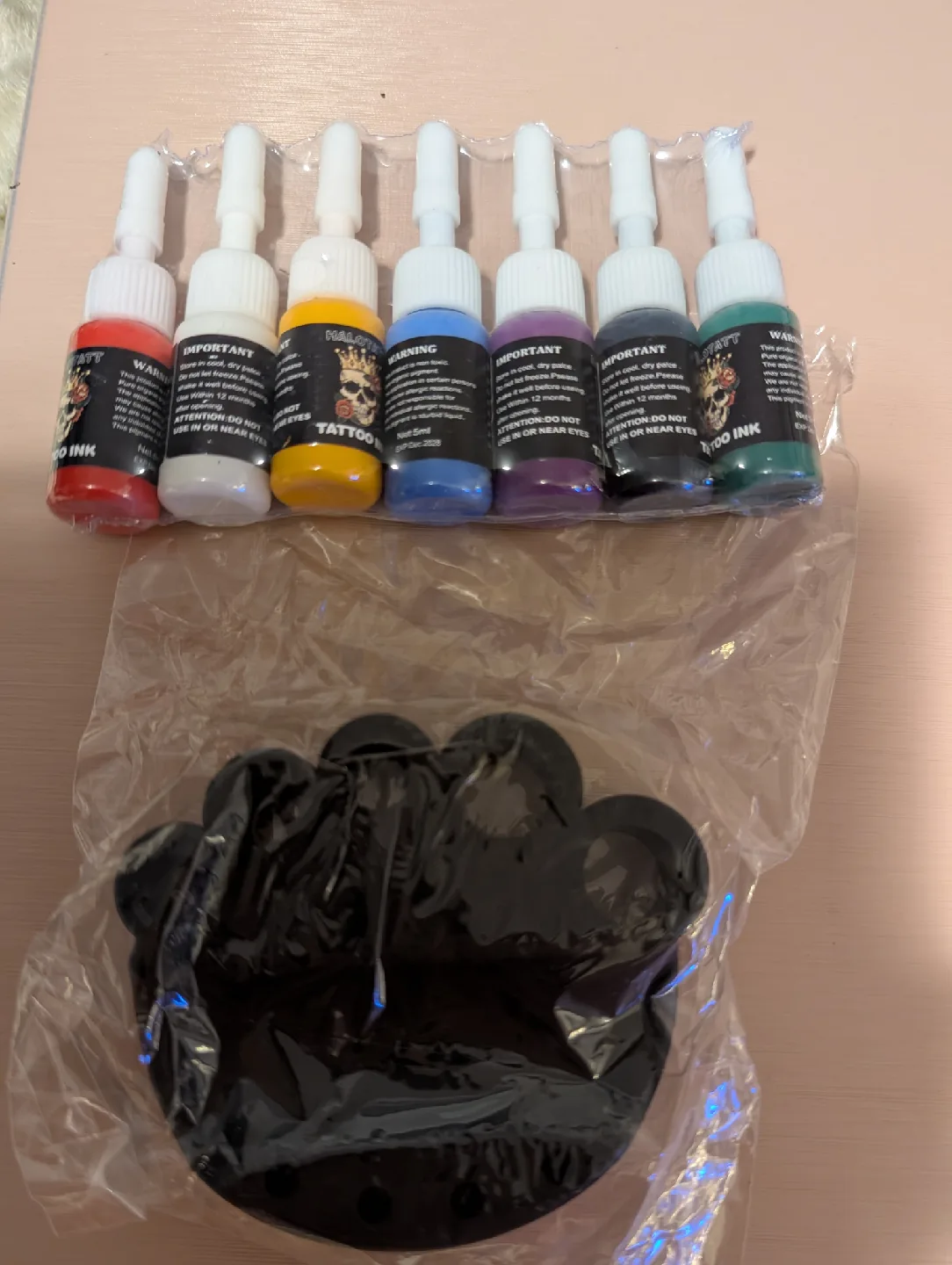 New Airbrush Kit with Tattoo Ink image indicator(2)