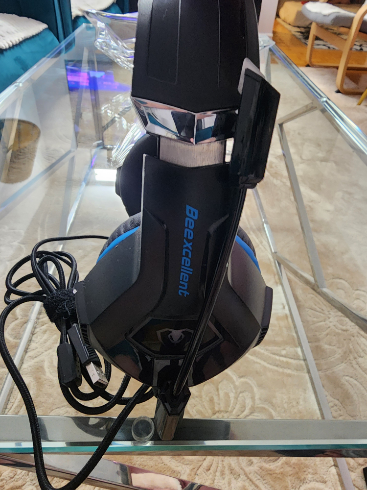 Beexcellent Gaming Headset - Black & Blue - photo 3