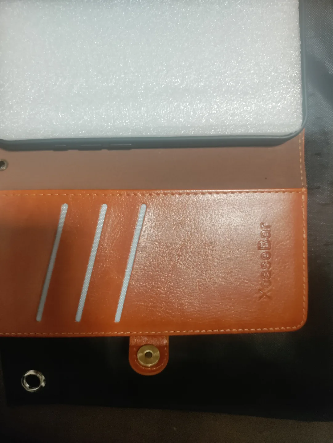 XcaseBar Brown Leather Wallet Phone Case image indicator(4)